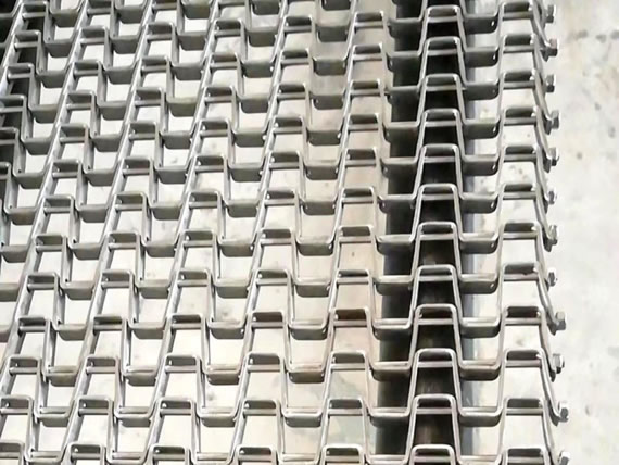 Metal steel conveyor mesh